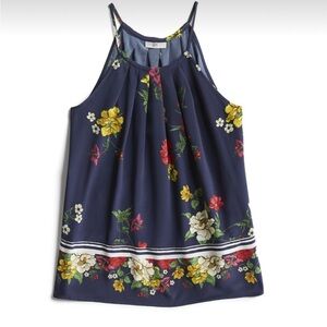 Joie Floral Silk Tank, beautiful floral, size medium